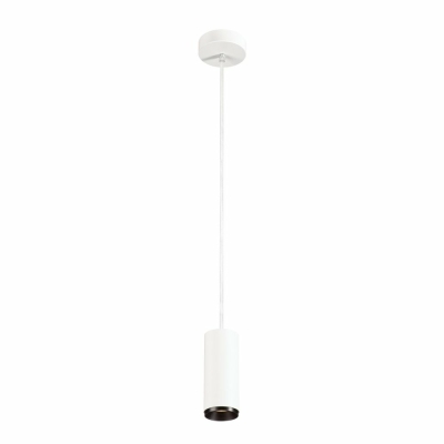 SLV NUMINOS PD PHASE S, Indoor LED Pendelleuchte weiß/schwarz 4000K 60°