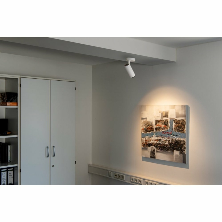 SLV NUMINOS SPOT PHASE M, Indoor LED Deckenaufbauleuchte weiß/schwarz 3000K 36°