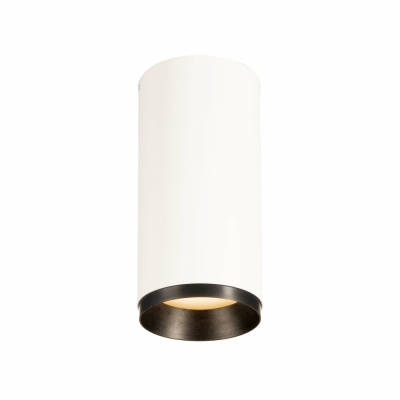SLV NUMINOS CL PHASE M, Indoor LED Deckenaufbauleuchte weiß/schwarz 3000K 60°