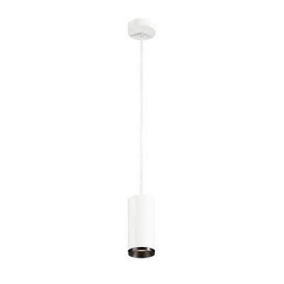 SLV NUMINOS PD PHASE M, Indoor LED Pendelleuchte weiß/schwarz 4000K 60°