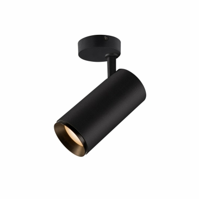 SLV NUMINOS SPOT PHASE L, Indoor LED Deckenaufbauleuchte schwarz/schwarz 2700K 24°