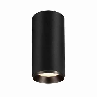 SLV NUMINOS CL PHASE L, Indoor LED Deckenaufbauleuchte schwarz/schwarz 4000K 24°