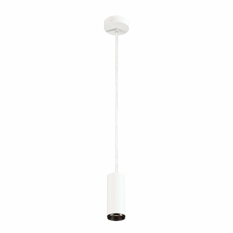 SLV NUMINOS PD DALI S, Indoor LED Pendelleuchte weiß/schwarz 4000K 60°