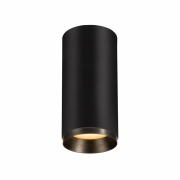 NUMINOS CL DALI M, Indoor LED Deckenaufbauleuchte schwarz/schwarz 2700K 24°