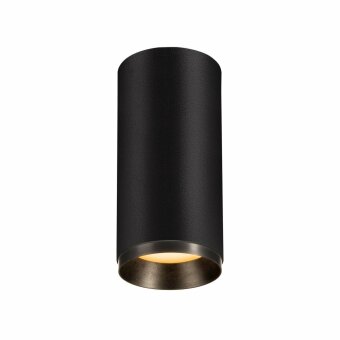 NUMINOS CL DALI M, Indoor LED Deckenaufbauleuchte schwarz/schwarz 2700K 60°
