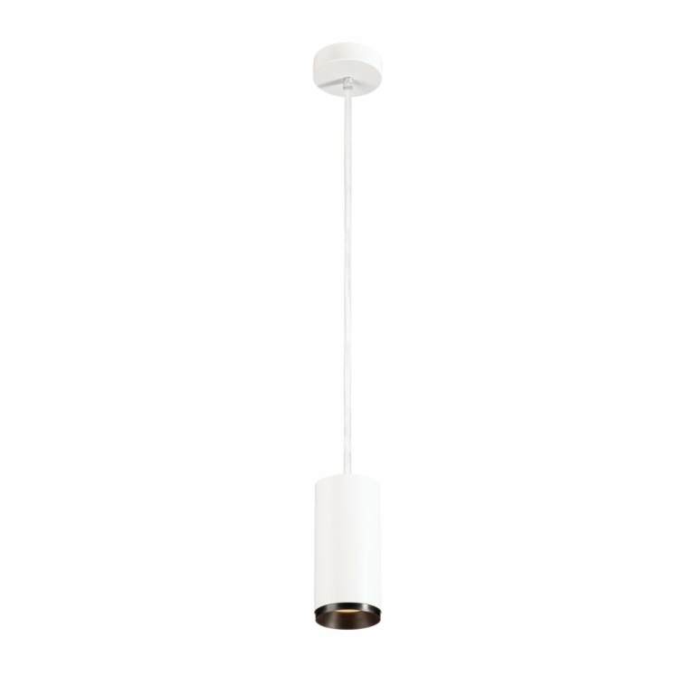 SLV NUMINOS PD DALI M, Indoor LED Pendelleuchte weiß/schwarz 2700K 24°