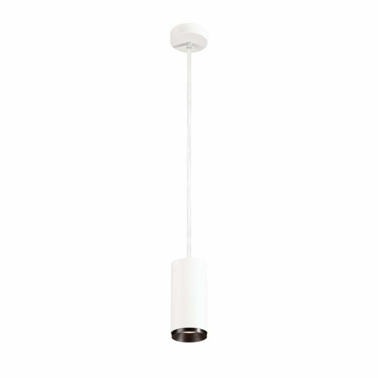 SLV NUMINOS PD DALI M, Indoor LED Pendelleuchte weiß/schwarz 4000K 24°