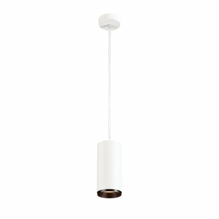 SLV NUMINOS PD DALI L, Indoor LED Pendelleuchte weiß/schwarz 3000K 24°