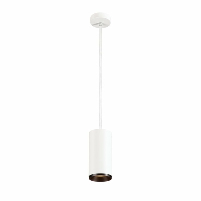 SLV NUMINOS PD DALI L, Indoor LED Pendelleuchte weiß/schwarz 3000K 24°