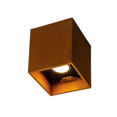 SLV RUSTY© UP/DOWN WL, Outdoor LED Wandaufbauleuchte eckig rost CCT switch 3000/4000K