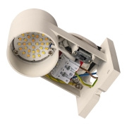 RUSTY© UP/DOWN WL, Outdoor LED Wandaufbauleuchte eckig rost CCT switch 3000/4000K