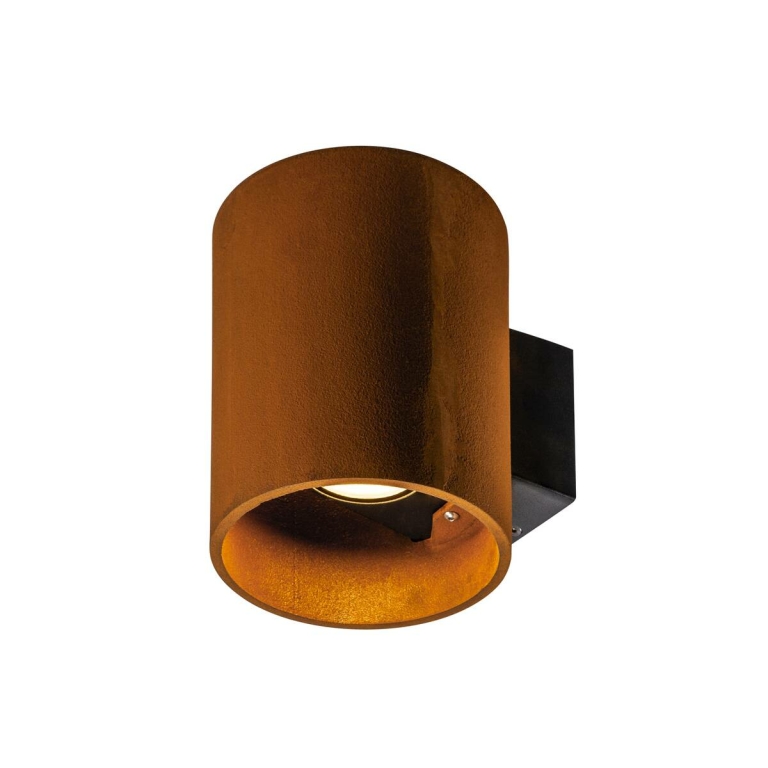 SLV RUSTY© UP/DOWN Outdoor LED Wandleuchte rund rost IP65 CCT switch 3000/4000K