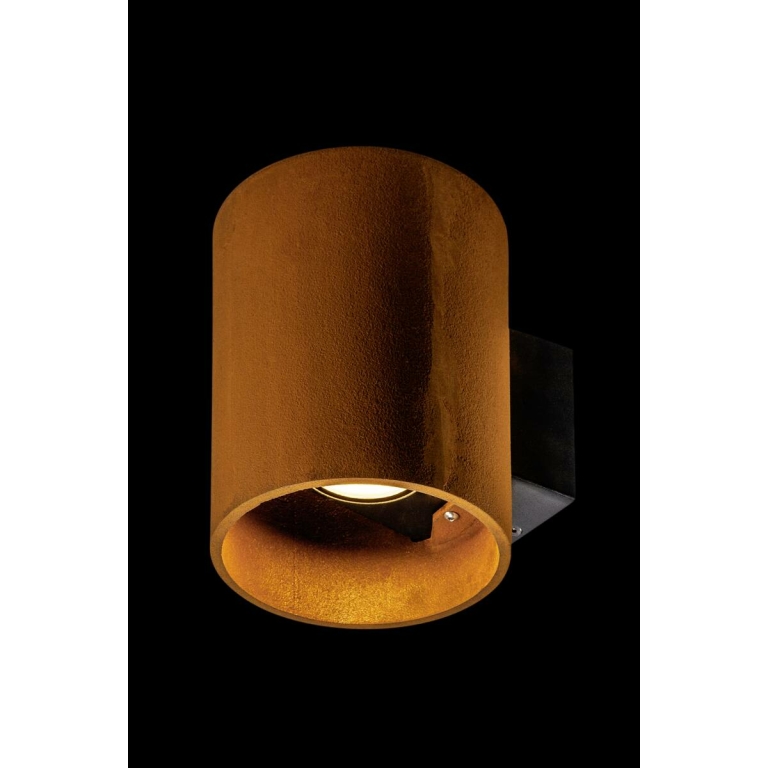 SLV RUSTY© UP/DOWN Outdoor LED Wandleuchte rund rost IP65 CCT switch 3000/4000K