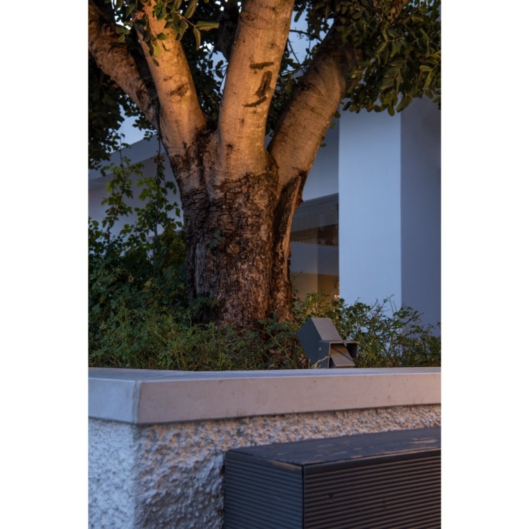 SLV THEO BRACKET SP QPAR51, Outdoor Erdspiessleuchte anthrazit