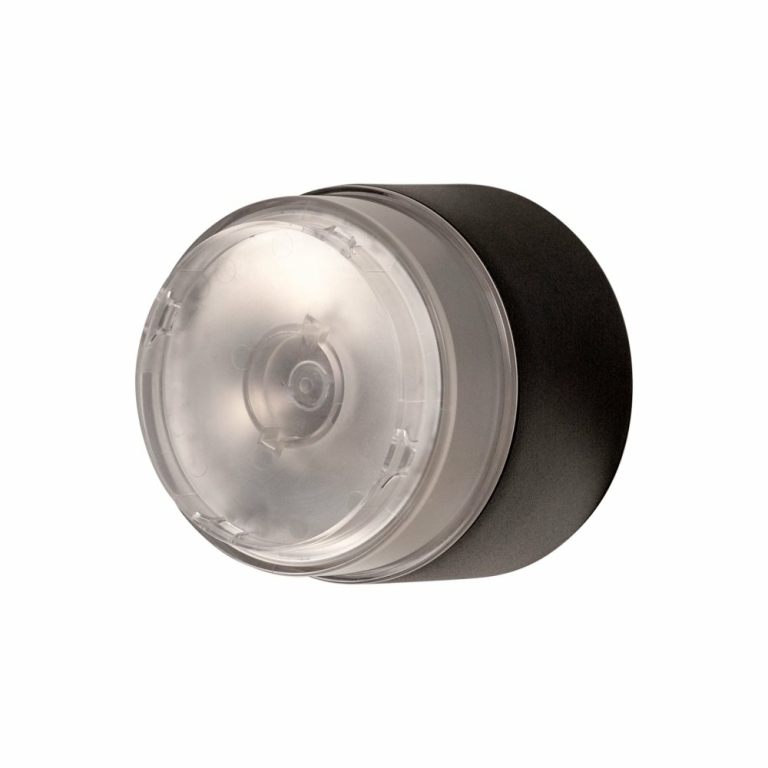 SLV MANA BASIS WL, Indoor LED Wandaufbauleuchte rund anthrazit CCT switch 2700/3000K
