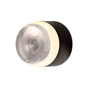 MANA BASIS WL, Indoor LED Wandaufbauleuchte rund anthrazit CCT switch 2700/3000K