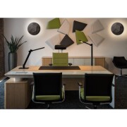 MANA BASIS WL, Indoor LED Wandaufbauleuchte rund anthrazit CCT switch 2700/3000K