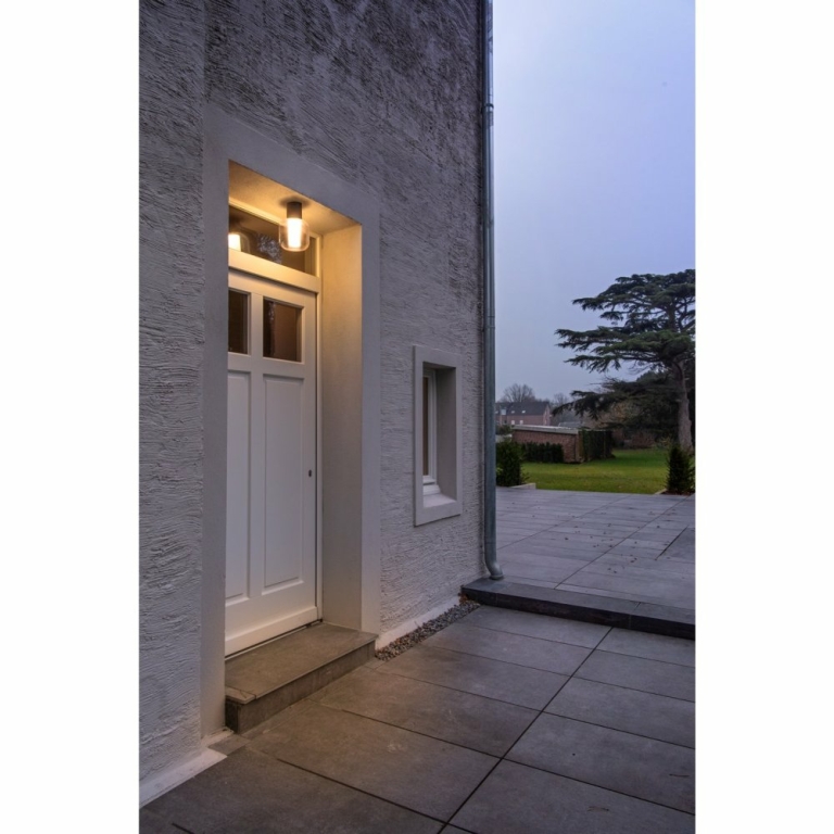 SLV OVALISK CL, Outdoor LED Deckenaufbauleuchte anthrazit CCT switch 3000/4000K
