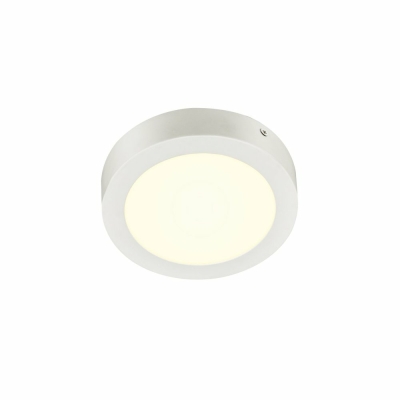 SLV SENSER 18 CW, Indoor LED Wand- und Deckenaufbauleuchte rund weiß 4000K