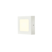 SENSER 12 CW, Indoor LED Wand- und Deckenaufbauleuchte eckig weiß 4000K