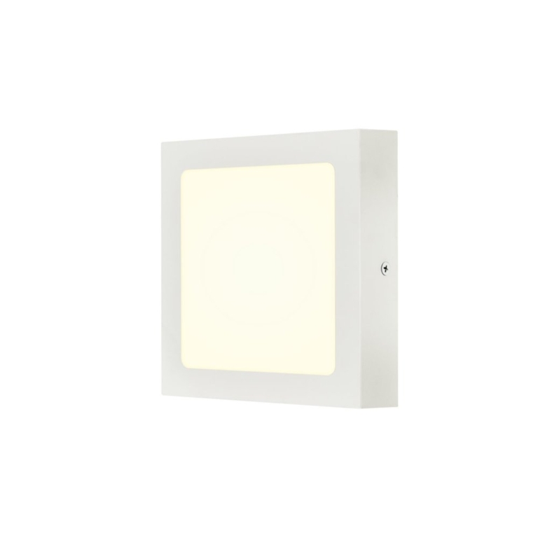 SLV SENSER 18 CW, Indoor LED Wand- und Deckenaufbauleuchte eckig weiß 4000K