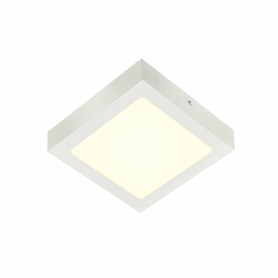 SENSER 18 CW, Indoor LED Wand- und Deckenaufbauleuchte eckig weiß 4000K