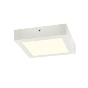 SENSER 18 CW, Indoor LED Wand- und Deckenaufbauleuchte eckig weiß 4000K
