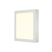 SENSER 24 CW, Indoor LED Wand- und Deckenaufbauleuchte eckig weiß 4000K
