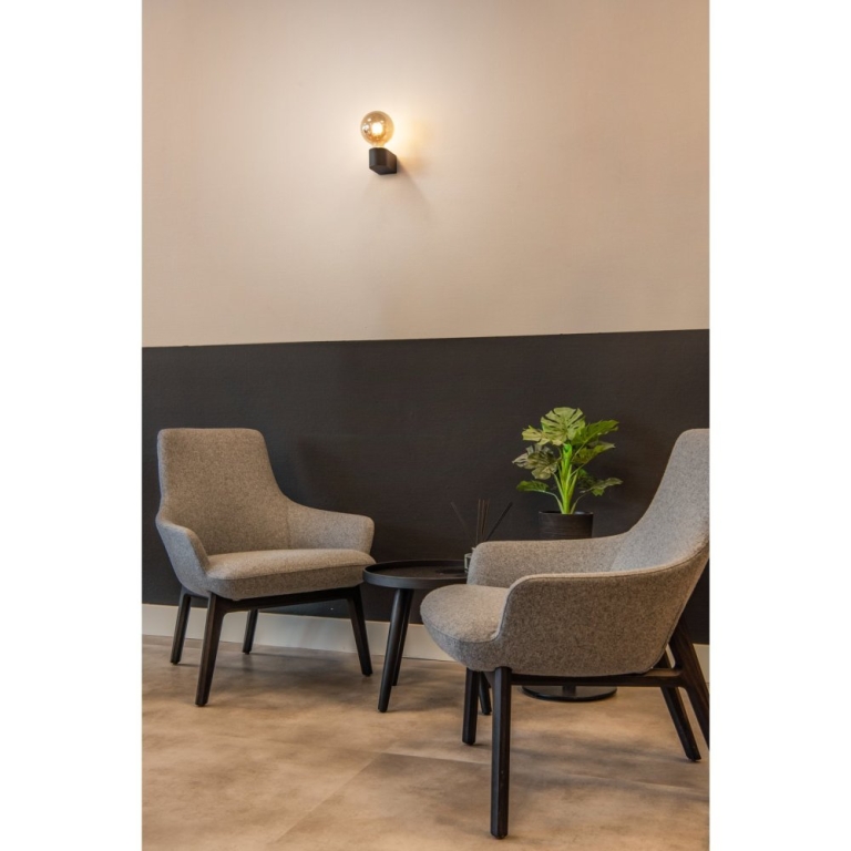 SLV FITU CUBE WL, Indoor Wandaufbauleuchte E27 schwarz