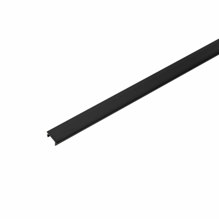 1~ Schiene Abdeckung, schwarz 2m