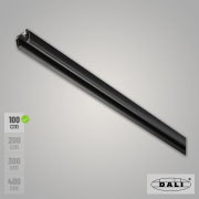 SLV S-TRACK DALI 3-Phasen Stromschiene 1m schwarz Aufbauschiene