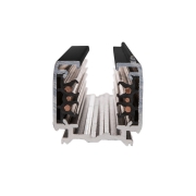 S-TRACK DALI 3-Phasen Stromschiene 1m schwarz Aufbauschiene