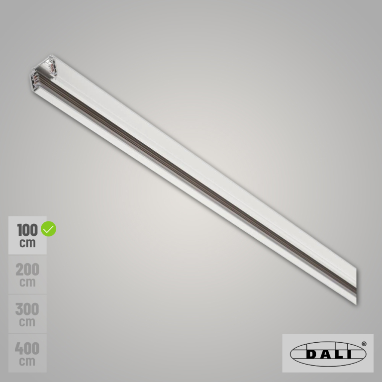 SLV S-TRACK DALI 3-Phasen Stromschiene 1m weiß Aufbauschiene