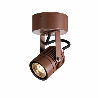 SLV LED SPOT SP, Outdoor LED Wandaufbauleuchte rost 3000K