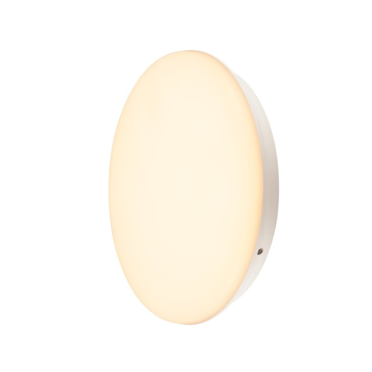SLV SIMA SENSOR, Indoor LED Wand- und Deckenaufbauleuchte weiß 3000K rund