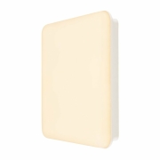 SIMA, Indoor LED Wand- und Deckenaufbauleuchte weiß 3000K eckig dimmbar
