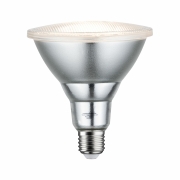 LED 230V Reflektorlampe 3000K dimmbar Warmweiß PAR38 E27 13,8W 1000lm silber