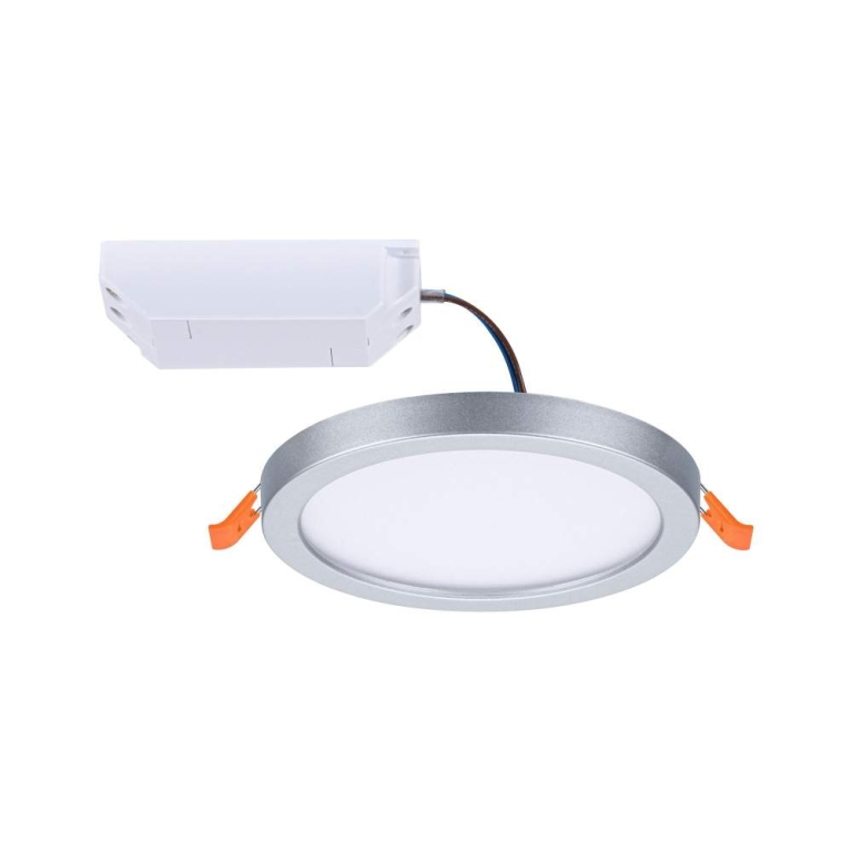 Paulmann LED Einbaupanel Areo VariFit IP44 rund 118 6,5W 3.000K Chrom matt