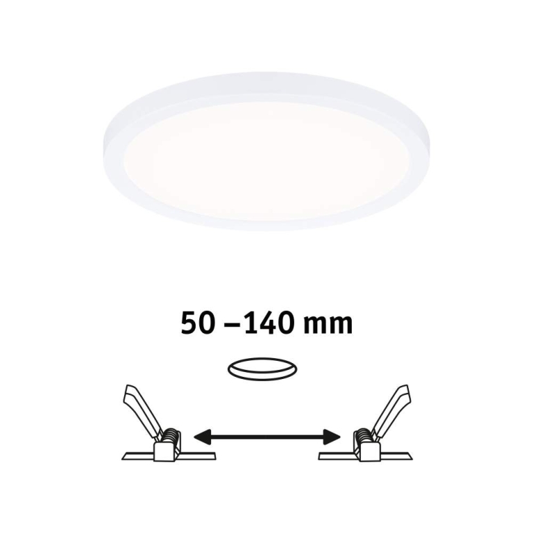 Paulmann LED Einbaupanel Areo VariFit IP44 rund 175 13W 4.000K Weiß