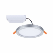 LED Einbaupanel Areo VariFit IP44 rund 118 6,5W 4.000K Chrom matt