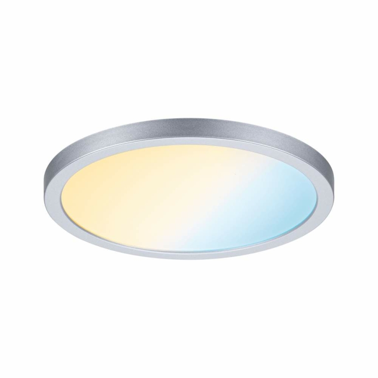 Paulmann Smart Home Zigbee LED Einbaupanel Areo VariFit IP44 rund 175mm 13W Chrom matt Tunable White