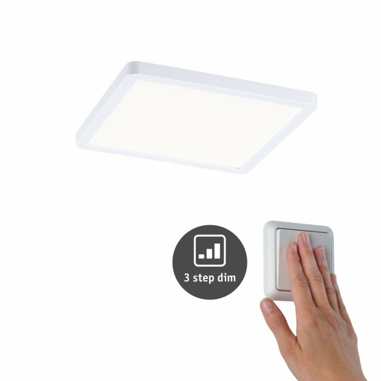 Paulmann LED Einbaupanel Areo VariFit IP44 3-Stufen-dimmbar  175x175mm 13W 4.000K Weiß