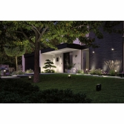 Outdoor Pollerleuchte Swivea Anthrazit IP44 8W 230V Warmweiß mit kardanisch 360° beweglichem Lichtkopf
