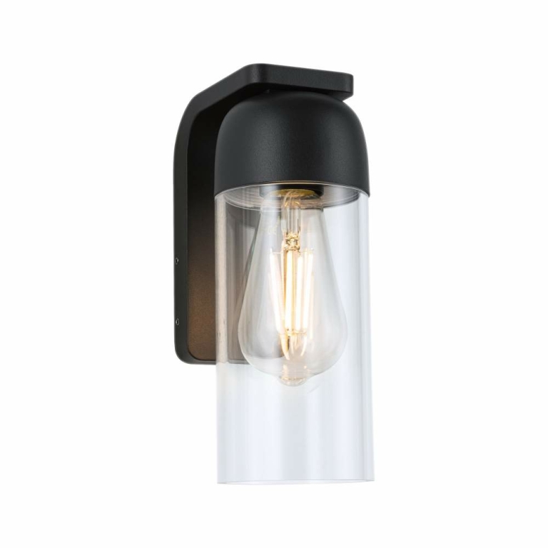 Paulmann Outdoor Wandleuchte Lantea Anthrazit IP44 max. W E27 230V ohne Leuchtmittel mit Bewegungsmelder und dimmbar
