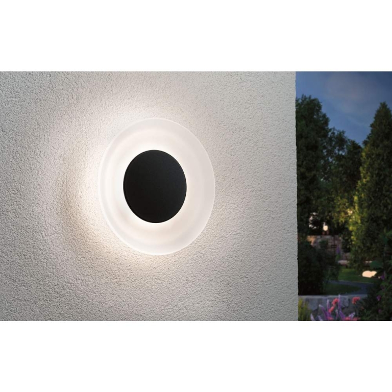 Paulmann Outdoor Wandleuchte Circea Anthrazit IP44 4W 230V Warmweiß