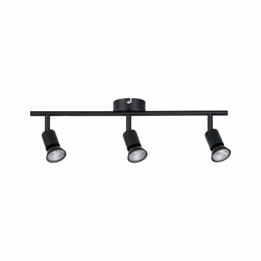 Strahler | GU10 3-flammig Paulmann Schwarz Carolina max. 66757 3x10W ohne Lampen1a matt