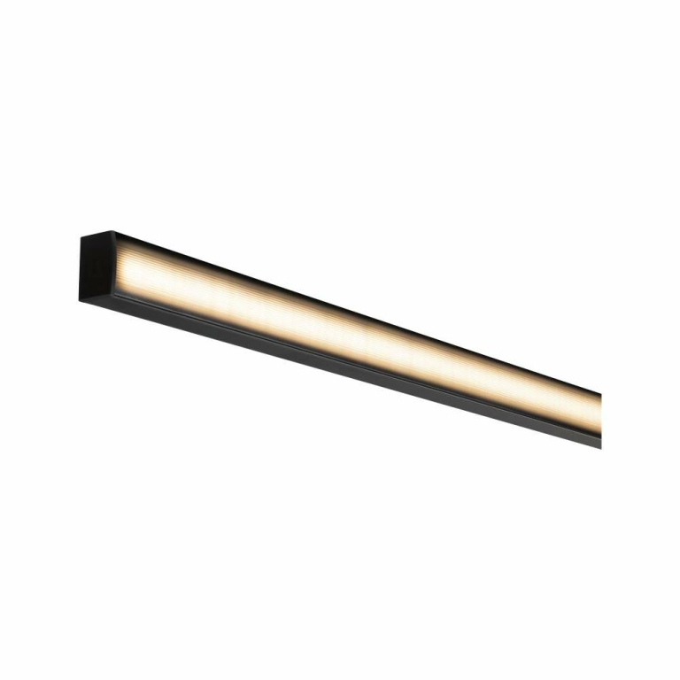 Paulmann Square Profil 2m mit schwarzem Diffusor eloxiert
