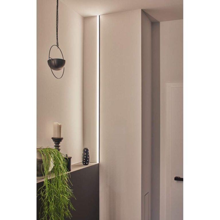Paulmann Square Profil 2m mit weißem Diffusor eloxiert