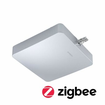 URail Einspeisung Smart Home Zigbee Mitteleinspeisung 227x196mm max. 300W Chrom matt