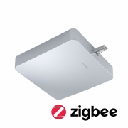 URail ZigBee Mittel-Einspeisung Chrom matt Smart Home max. 300W